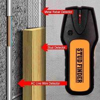Scanner Parede Detector Materiais Obstaculos Fios Vigas Canos Metais Madeira Sensor Eletronico Alarme Visual Sonoro - 2