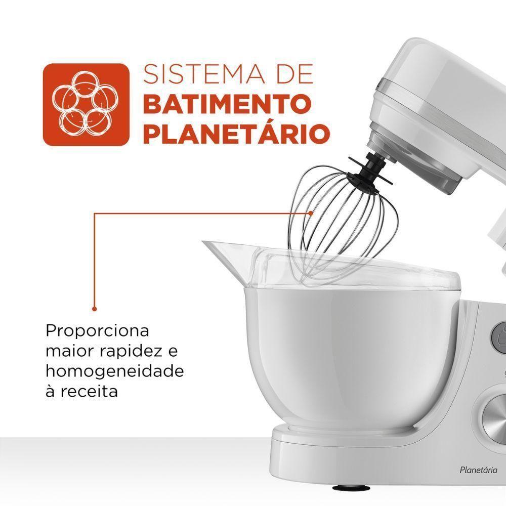Batedeira Planetária 500W Mondial BP-03W 12 Velocidades Branco 220V - 3