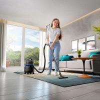 Aspirador De Água E Pó Philco 1500W 20L Pas80 Preto - Azul 110V - 6