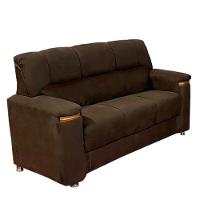 Conjunto De Sofá 3x2 Lugares Styllus Café Bello Estofados Inca Marrom - 3