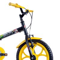 Bicicleta Infantil Track E Bikes Dino Aro 16 Freio V-brake Preto-amarelo - 2