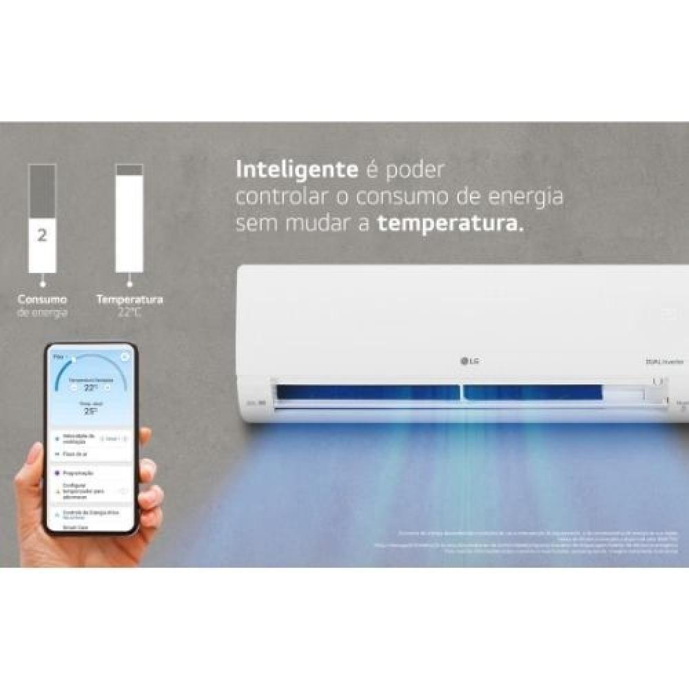 Ar Condicionado Split LG Dual Inverter Compact 9.000 BTUs S3-Q09AAQAL Frio 220V - 6