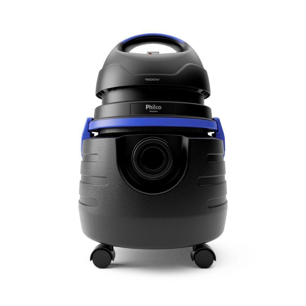 Aspirador De Água E Pó Philco 1500W 20L Pas80 Preto - Azul 220V - 3