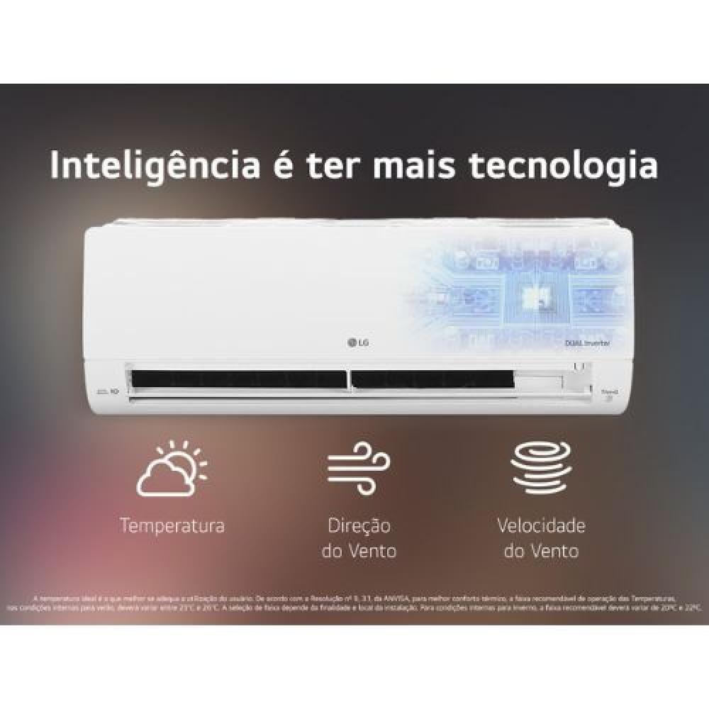 Ar Condicionado Split LG Dual Inverter Compact 12.000 BTUs S3-Q12JAQAL Frio 220V - 5