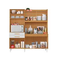 Armário De Cozinha 6 Portas 2 Gavetas Selena Cinamomo-branco Aramóveis - 2