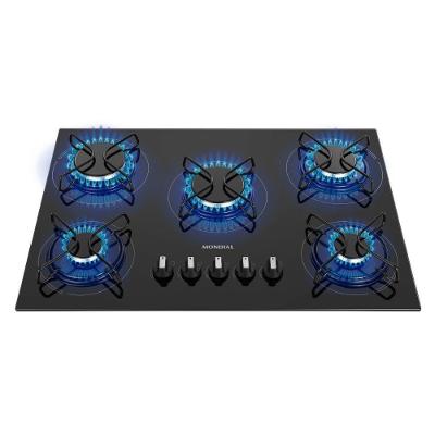 Cooktop 5 Bocas Mondial Automático CTG-02 Preto