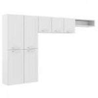 Cozinha Compacta 7 Portas Em Aço Branca Dona Maria Bertolini - 2