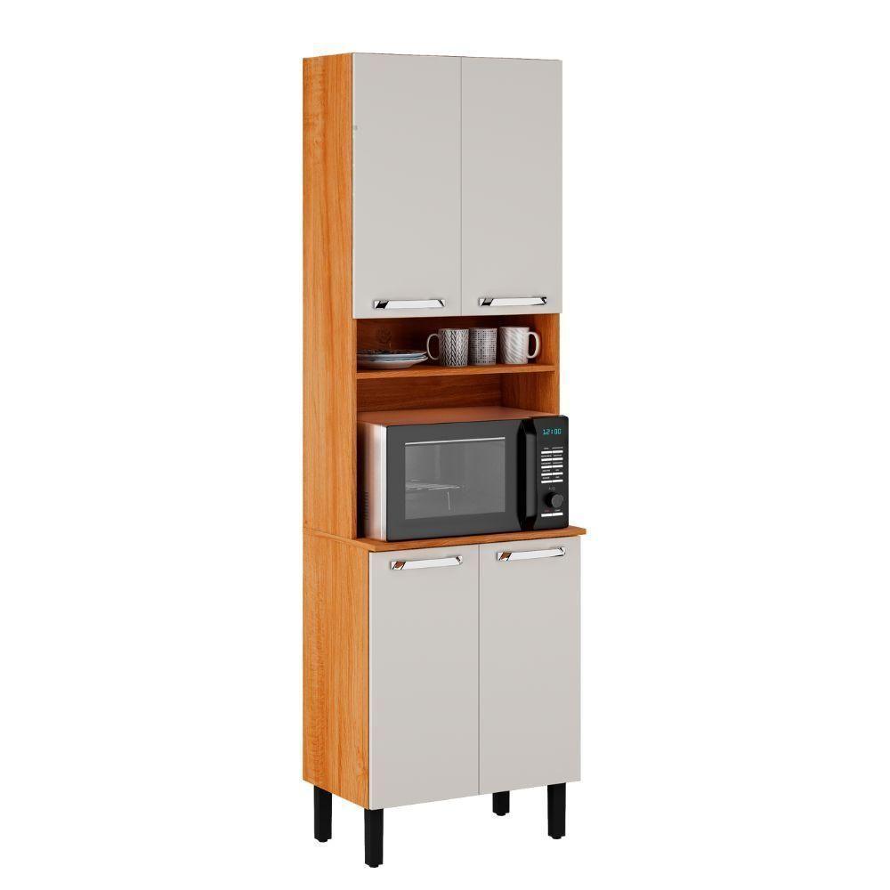 Cozinha Compacta 8 Portas Cinamomo-off White Vegas Itatiaia - 4
