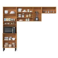 Cozinha Compacta 8 Portas Cinamomo-off White Vegas Itatiaia - 3