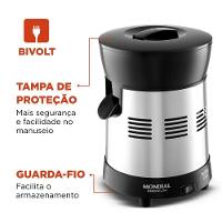 Espremedor De Frutas Mondial 1L 250W E-10 Premium Turbo Preto-inox Bivolt