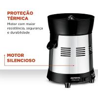 Espremedor De Frutas Mondial 1L 250W E-10 Premium Turbo Preto-inox Bivolt - 5