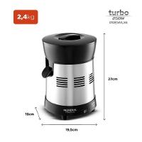 Espremedor De Frutas Mondial 1L 250W E-10 Premium Turbo Preto-inox Bivolt - 6