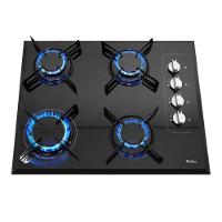 Cooktop 4 Bocas Philco Automático CHEF4 Vidro Temperado Bivolt Preto - 1