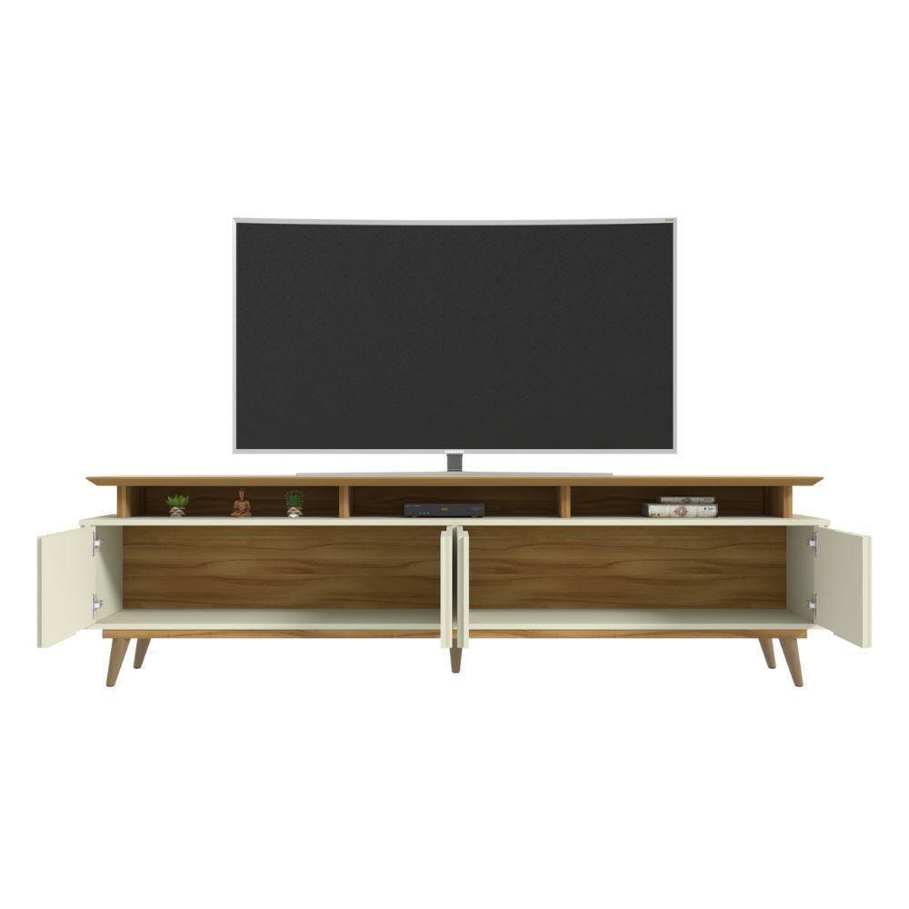 Rack Para Tv At? 72" 4 Portas Freij?-off White Ilhabela Avelan M?veis Ni - 3