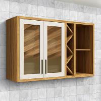 Cozinha Compacta 6 Portas 2 Gavetas Amêndoa-off White Tempranillo Móveis Ronipa - 5