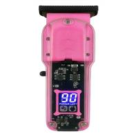 Maquina De Cortar Cabelo Transparente Visor Digital Azul - 2