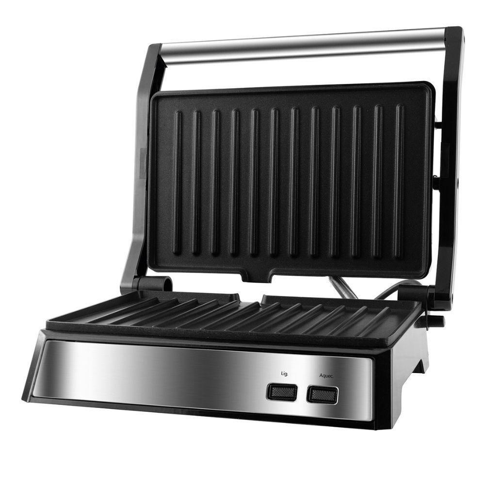 Sanduicheira E Grill Philco Pgr21pi Preta-inox Preta 220V - 3