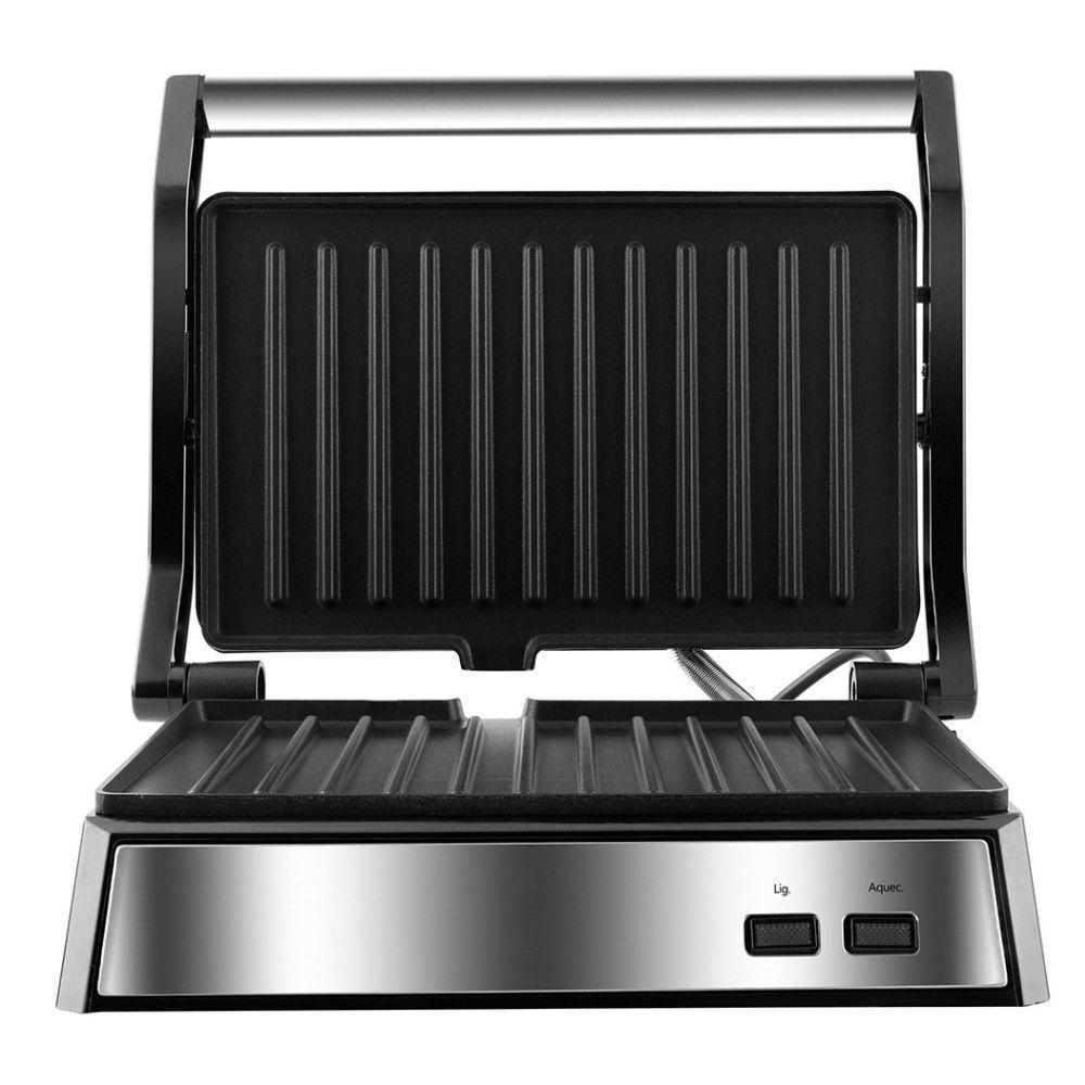 Sanduicheira E Grill Philco Pgr21pi Preta-inox Preta 220V - 4