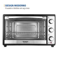 Forno Elétrico Mondial FRN-52-B Grand Family Ii 52L Preto-inox 220V
