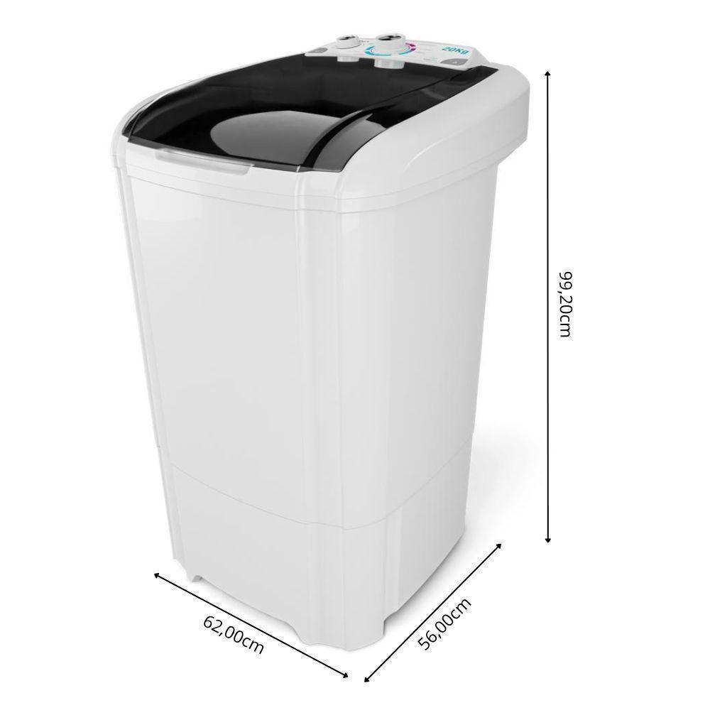 Tanquinho-lavadora Semiautomática Britânia 20,6kg BLR04 Dispenser Duplo Branca 220V - 5