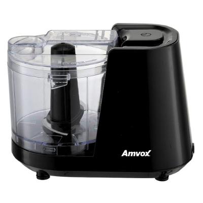 Mini Processador De Alimentos 100W Amvox Apr 1001 Preto 110V