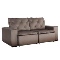 Sofá Retrátil-reclinável 2 Lugares Capuccino Cancun Marquês Estofados - 5