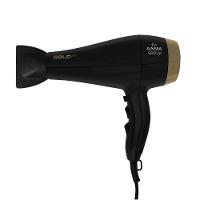 Secador De Cabelo Gama Gold Ion 2 Velocidades 2.200W Preto-dourado Preto - Dourado 220V - 1