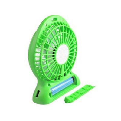 Ventilador Portátil Mini Circulador De Ar De Mesa Sem Fio 3 Velocidades Lanterna Multifuncional Recarregável Verde