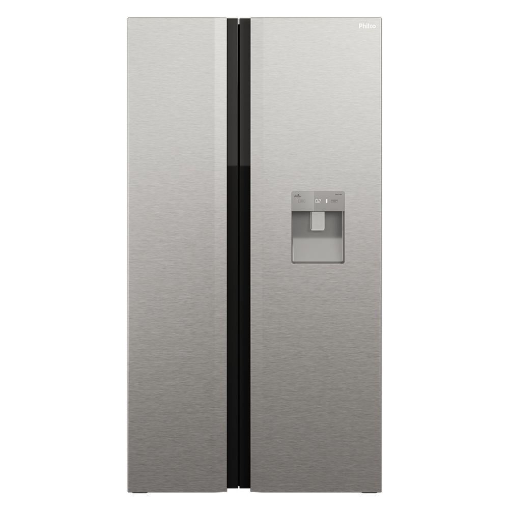 Geladeira Philco Frost Free Inverter Side By Side 486L PRF504ID Inox 220V - 1