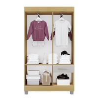 Guarda-roupa 5 Portas 1 Gaveta Peroba-off White Rp 155 Rei Móveis - 3