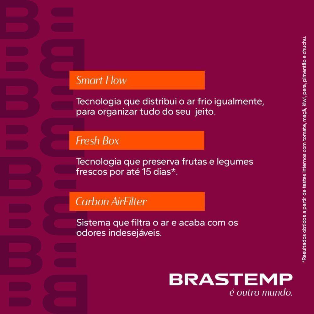 Geladeira Brastemp Frost Free Inverse 447L BRE57FKANA Inox 220V - 3