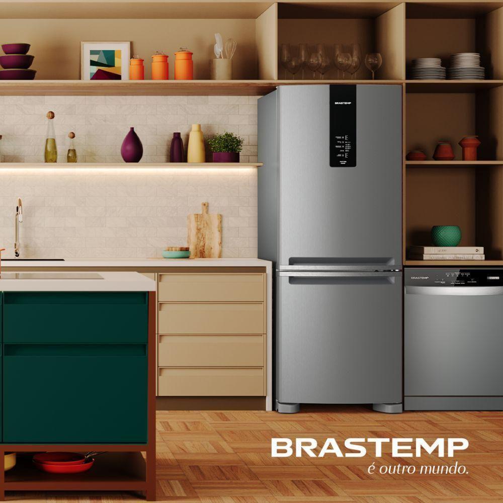 Geladeira Brastemp Frost Free Inverse 447L BRE57FKANA Inox 220V - 5