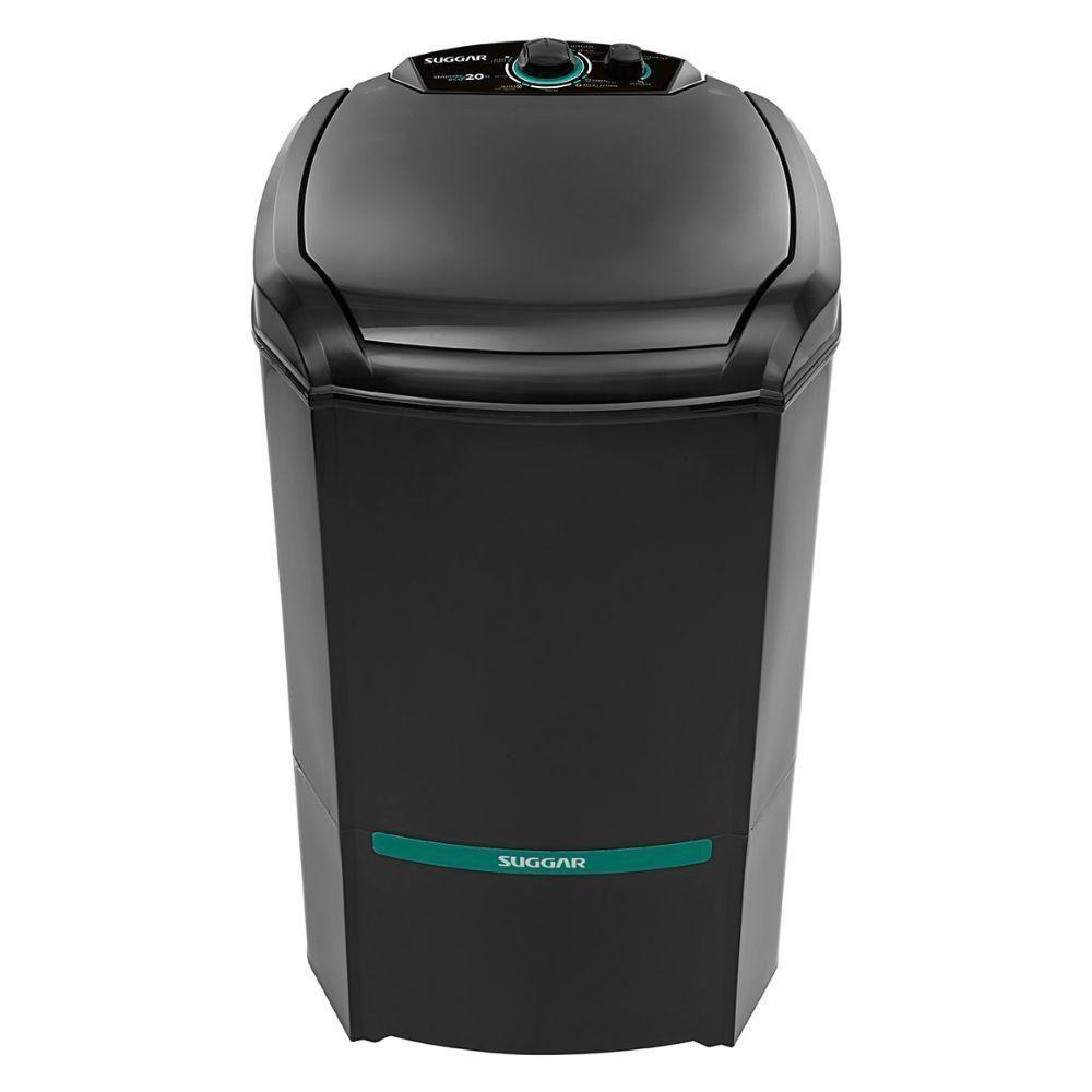 Tanquinho-lavadora Semiautomática Suggar 20kg Lavamax Eco LE20PT Sistema De Drenagem Preto 220V - 5