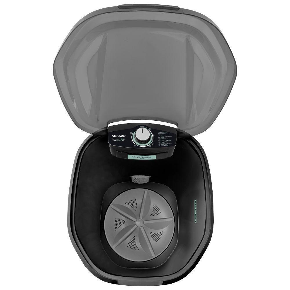 Tanquinho-lavadora Semiautomática Suggar 10kg Neo Eco Le1011pt 6 Programas De Lavagem Preta Aut. Preta 110V - 5