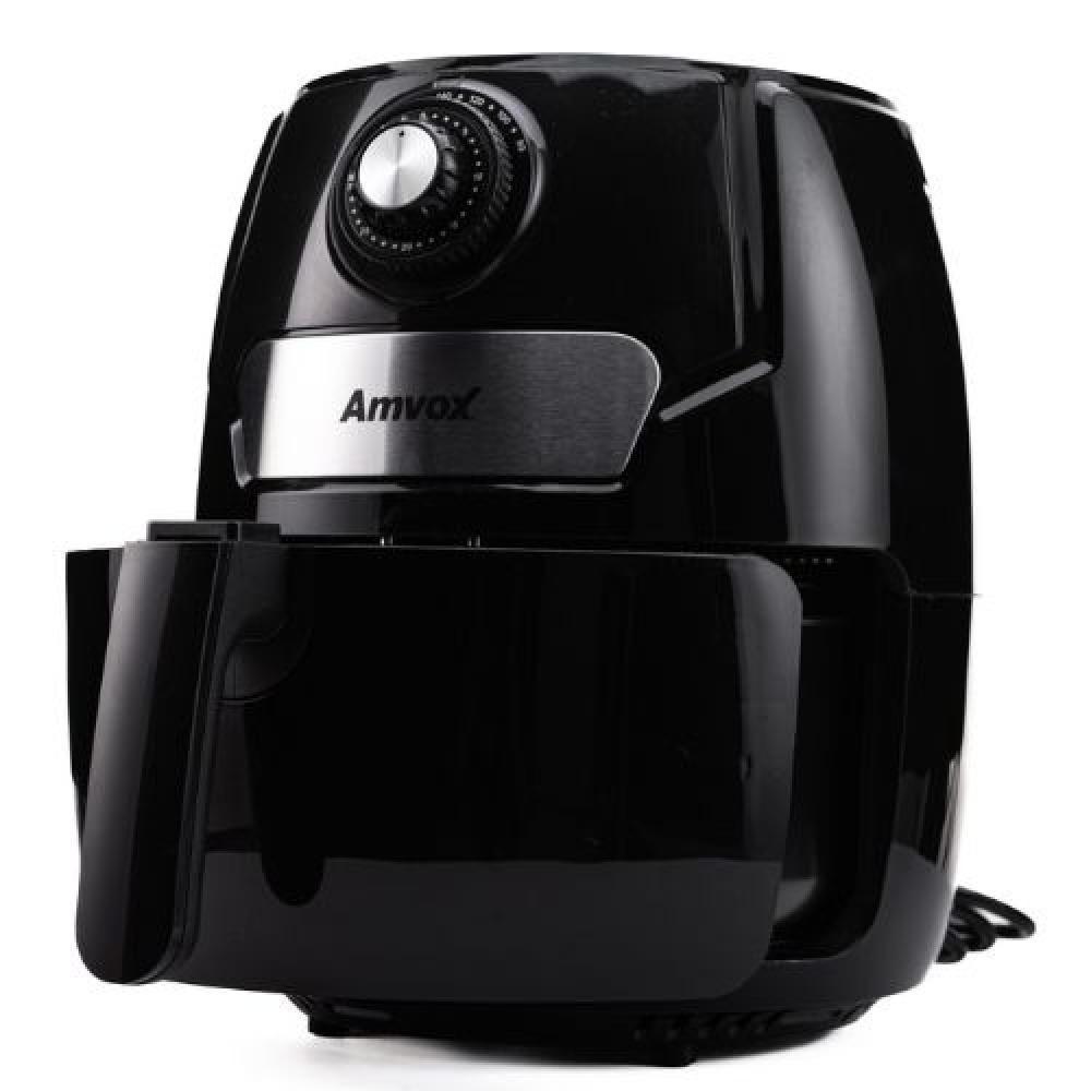 Fritadeira Elétrica Sem Óleo-Air Fryer Amvox SKD ARF1245 4,5L Com Timer Preto 110V - 3