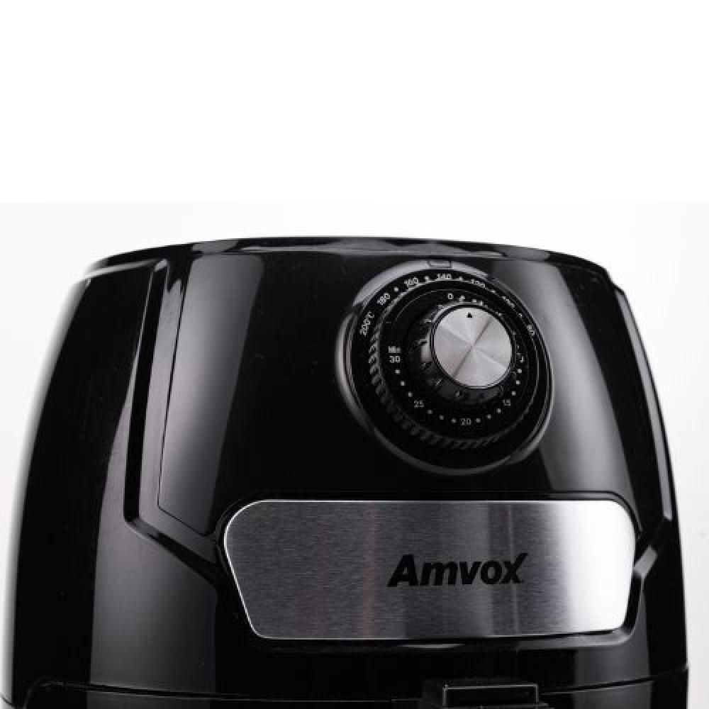 Fritadeira Elétrica Sem Óleo-Air Fryer Amvox SKD ARF1245 4,5L Com Timer Preto 110V - 4