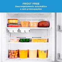 Geladeira Midea Frost Free Duplex 425L RT572EVD Branca 110V