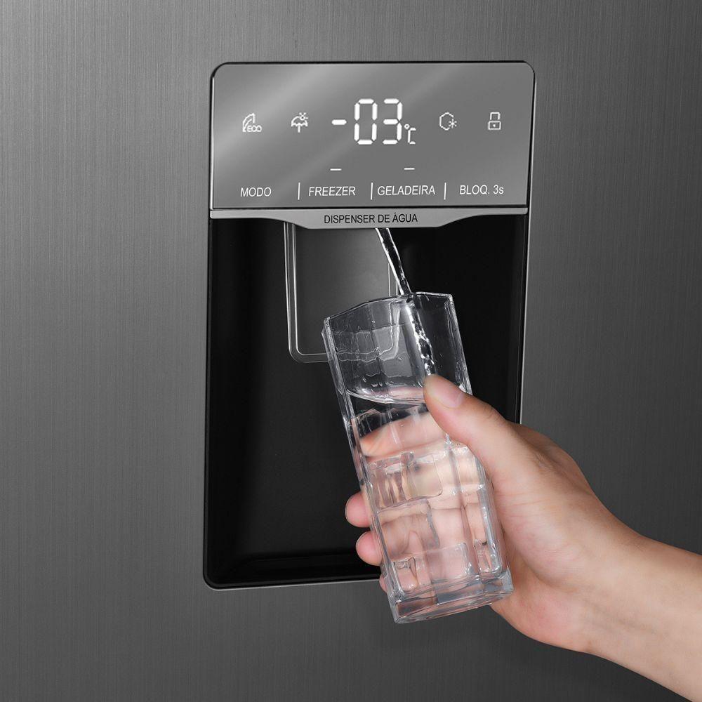 Geladeira Philco Frost Free Inverter Side By Side 434L PRF535ID Inox 220V - 6