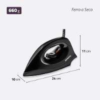 Ferro A Seco Mondial FSN55B 1000W Preto 220V - 5