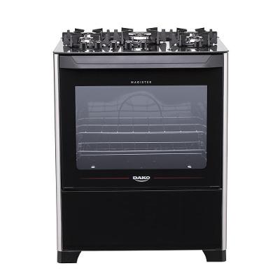 Fogão 5 Bocas Dako Automático Magister Glass Preto Bivolt