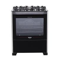 Fogão 5 Bocas Dako Automático Magister Glass Preto Bivolt - 1