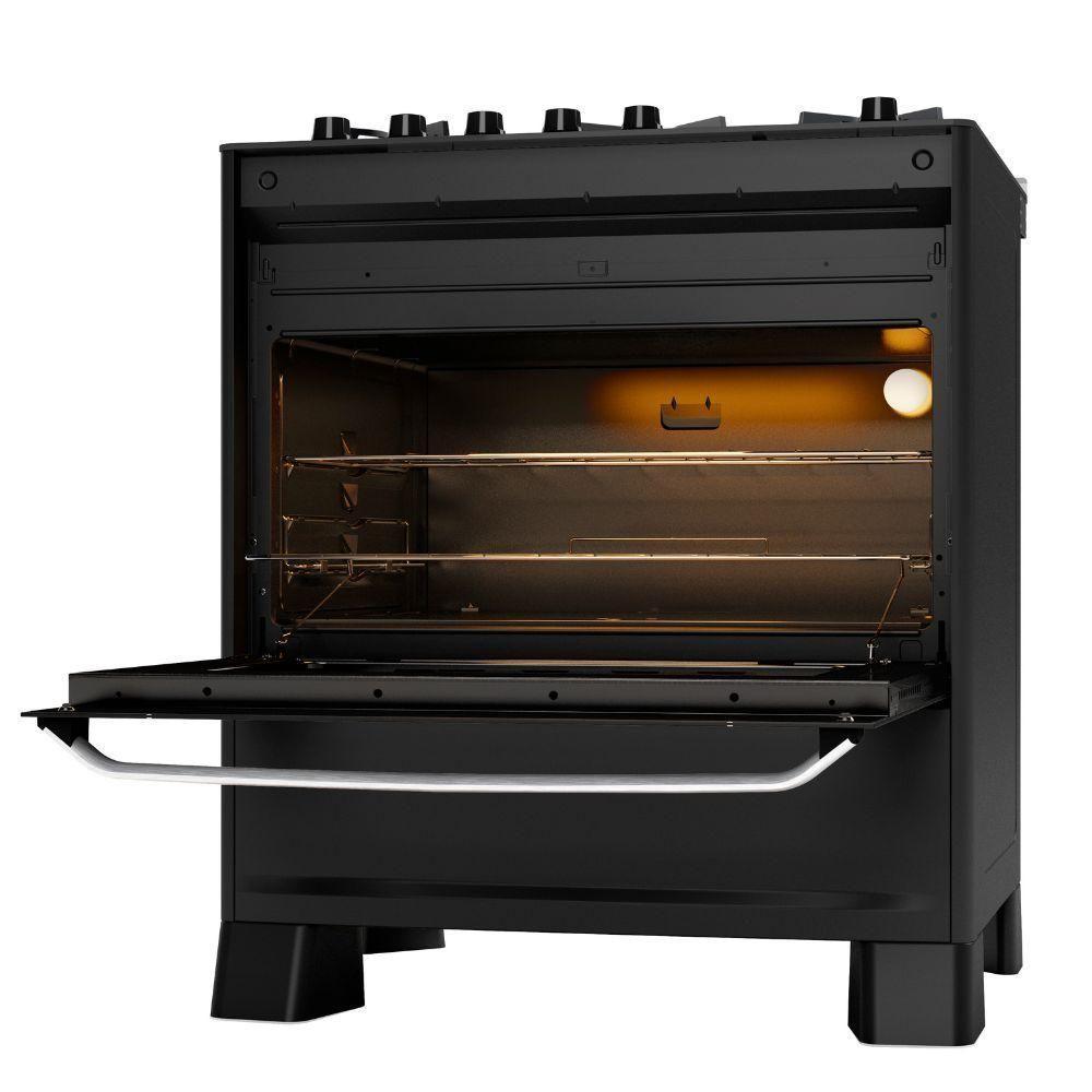 Fogão 5 Bocas Suggar Automático Mesa De Vidro Best Glass Preto Bivolt - 3