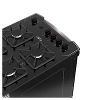 Fogão 4 Bocas Dako Diplomata Mesa De Vidro Automático Preto Bivolt