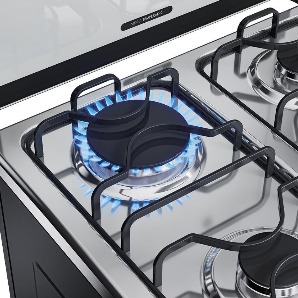 Fogão 4 Bocas Dako Automático Magister Preto Bivolt - 4