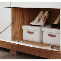 Guarda-roupa Casal 3 Portas 8 Gavetas Com Espelho Cinamomo-off Luiza Panan Móveis