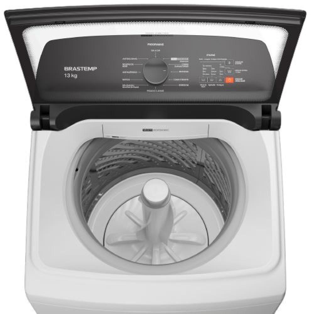 Lavadoras De Roupas Automática Brastemp 13kg BWK13AB Ciclo Tira Manchas Branco 220V - 3
