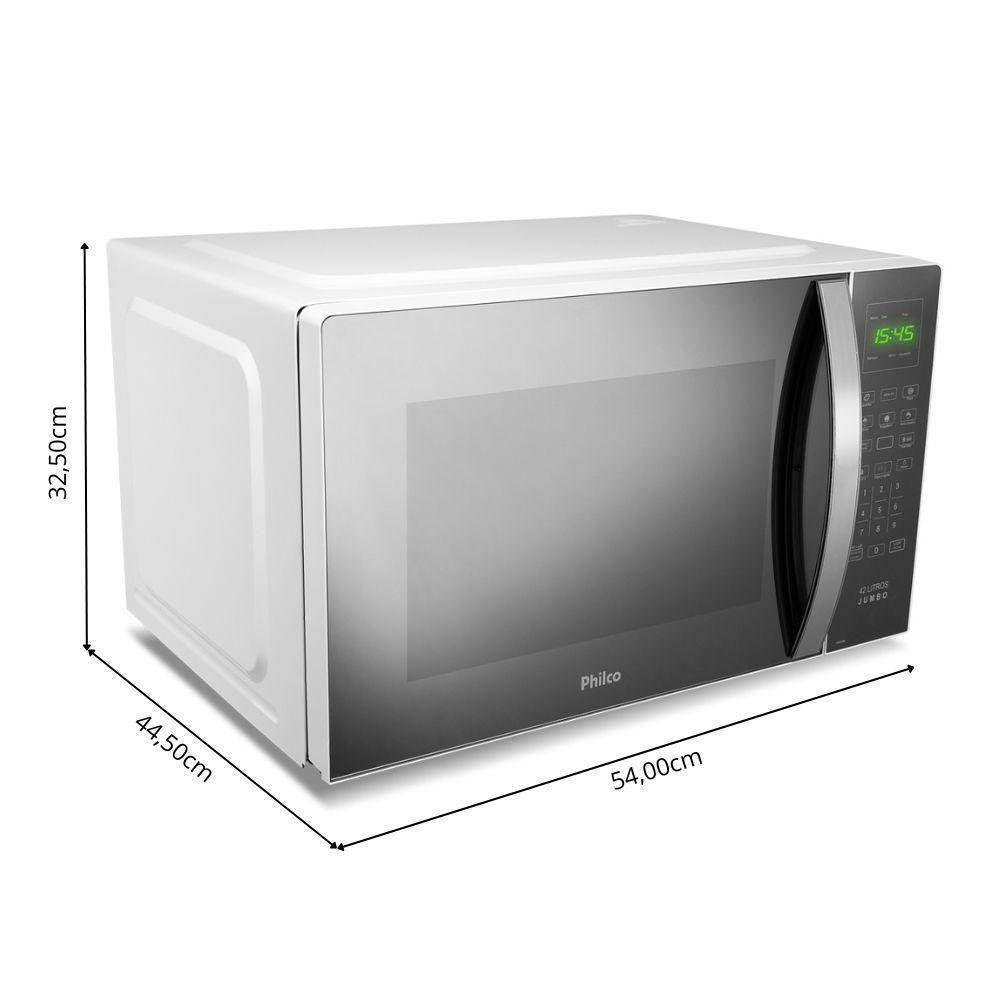Micro-ondas Philco 42L Pmo42eb Branco Espelhado Branco - Espelhad 110V - 5