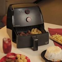 Fritadeira Elétrica Sem Óleo-Air Fryer Amvox ARF1205 5L Com Timer Preto 110V - 5