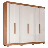 Guarda-roupa Casal 6 Portas 6 Gavetas Cinamomo-off White Cecilia Panan Móveis - 2