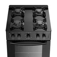 Fogão 4 Bocas Atlas Automático Mesa De Vidro Milão Glass Preto Bivolt - 3